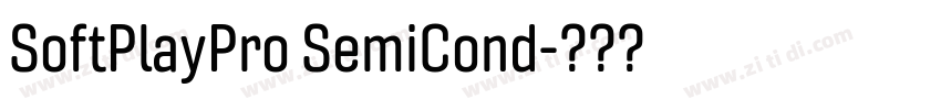 SoftPlayPro SemiCond字体转换